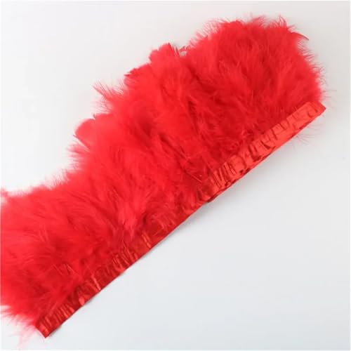 Flauschige Federborten, Fransen, 15-20 cm, Bastelband, Nähen, Federkleidung, Hochzeitsdekoration, Kleid, Rot, 10 Meter Flauschige Federborten, Fransen, 15-20 cm, Bastelband, Nähen, Federkleidung, Hochzeitsdekoration, Kleid, Rot, 10 Meter von Generisch