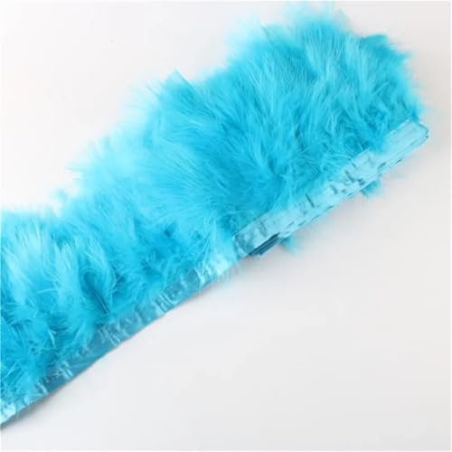 Flauschige Federborten, Fransen, 15-20 cm, Bastelband, Nähen, Federkleidung, Hochzeitsdekoration, Kleid, Seeblau, 10 Meter Flauschige Federborten, Fransen, 15-20 cm, Bastelband, Nähen, Federkleidung, Hochzeitsdekoration, Kleid, Seeblau, 10 Meter von Generisch