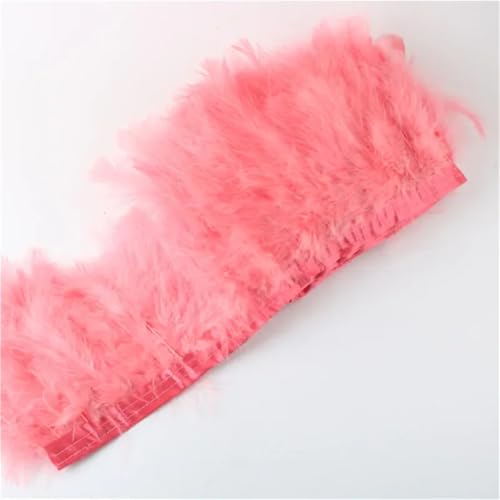 Flauschige Federborten, Fransen, 15-20 cm, Bastelband, Nähen, Federkleidung, Hochzeitsdekoration, Kleid, Wassermelonenrot, 6 Meter Flauschige Federborten, Fransen, 15-20 cm, Bastelband, Nähen, Federkleidung, Hochzeitsdekoration, Kleid, Wassermelonenrot, 6 Meter von Generisch