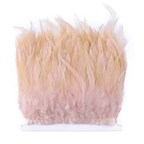 Flauschige Hahnfedern für Handarbeiten, Hühnerfedern auf Band, Hochzeitskleid, Zubehör, Dekoration, Handwerk, Leder, Pnnrk, 1 Meter Flauschige Hahnfedern für Handarbeiten, Hühnerfedern auf Band, Hochzeitskleid, Zubehör, Dekoration, Handwerk, Leder, Pnnrk, 1 Meter von Generisch