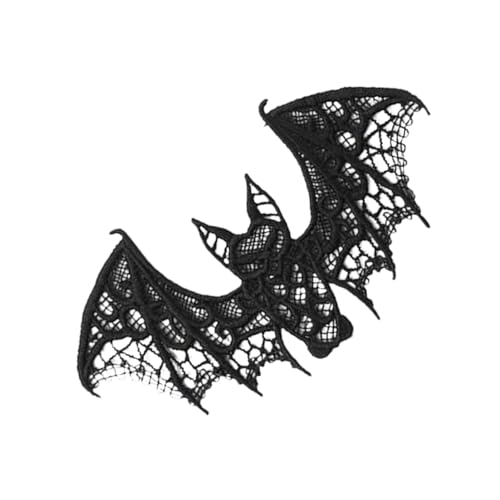 Fledermaus-Dekoration aus Spitze, Fledermaus-Netzstoff, realistisch, exquisit, gruselig, gestrickt, Stickerei für Zuhause, Tür, Küche Fledermaus-Dekoration aus Spitze, Fledermaus-Netzstoff, realistisch, exquisit, gruselig, gestrickt, Stickerei für Zuhause, Tür, Küche von Generisch
