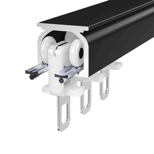 Flexible, robuste Vorhangschiene, Decken- oder Wandmontage, für Raumteiler und Vorhänge Flexible, robuste Vorhangschiene, Decken- oder Wandmontage, für Raumteiler und Vorhänge von Generisch