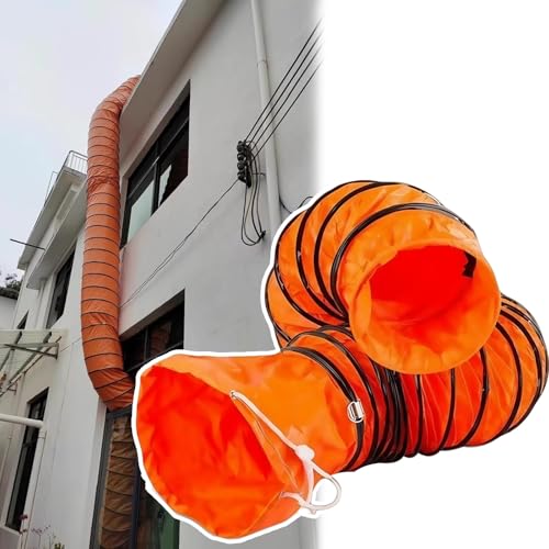 Flexibler PVC-Kanalschlauch mit Stahlstütze und verstellbarem Seil für Abluftventilator und Gebläsebelüftung Flexibler PVC-Kanalschlauch mit Stahlstütze und verstellbarem Seil für Abluftventilator und Gebläsebelüftung von Generisch
