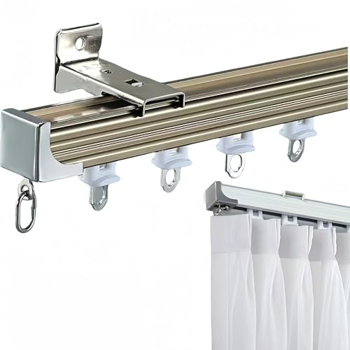 Flexibles Vorhangschienensystem – biegbare Deckenvorhangschiene mit Umlenkrolle und Halterungen, ideal für Wohnzimmer und Schlafzimmer, einfach zu installierender Rollhaken für individuelle Vorhänge Flexibles Vorhangschienensystem – biegbare Deckenvorhangschiene mit Umlenkrolle und Halterungen, ideal für Wohnzimmer und Schlafzimmer, einfach zu installierender Rollhaken für individuelle Vorhänge von Generisch