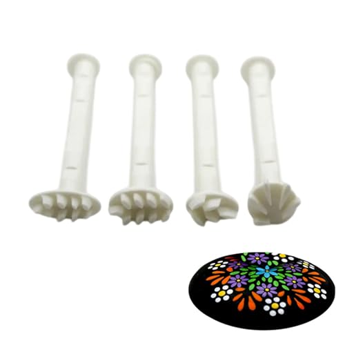 Floral Dotting Tools Set, Dot Painting Pen Prägewerkzeug Kunst Stempel Stift DIY Graffiti Schmetterlinge Mond Muster von Generisch