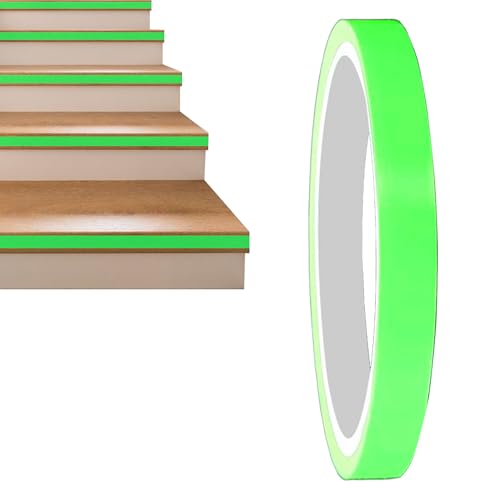 Fluoreszierendes Klebeband - Markierungsaufkleber,Nachleuchtendes Klebeband Für Treppen Wände Klassenräume Treppenstufen Schwache Lichtverhältnisse von Generisch