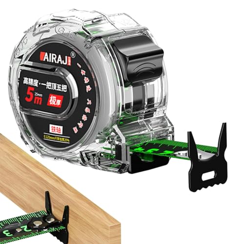 Fluoreszierendes Maßband | 5m/7.5m/10m Metrisches Maßband | Transparent Auto-Lock Maßband | Doppelseitiges Maßband | Professionelles Präzisionsbandmaß | Leicht Lesbare Zahlen Fluoreszierendes Maßband | 5m/7.5m/10m Metrisches Maßband | Transparent Auto-Lock Maßband | Doppelseitiges Maßband | Professionelles Präzisionsbandmaß | Leicht Lesbare Zahlen von Generisch