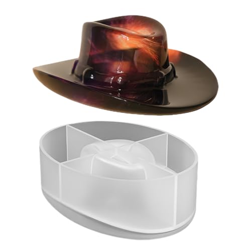 Fondant-Silikonform – Cowboy-Thema-Hut-Form, leicht zu lösen, Kuchendekoration, wiederverwendbares Werkzeug zum Backen von Desserts, Seife, Kerzen, , Eisskulptur, Basteln Fondant-Silikonform – Cowboy-Thema-Hut-Form, leicht zu lösen, Kuchendekoration, wiederverwendbares Werkzeug zum Backen von Desserts, Seife, Kerzen, , Eisskulptur, Basteln von Generisch