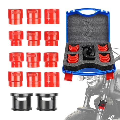 Fork Seal Driver Kit - Motorrad -Gabel -Dichtungs -Installationswerkzeug | Einstellbare Nicht-Rutsch-Gabeln Dichtungen Treiber für einfache und sichere Gabeln Sesials Ersatz | Hochleistungs-Metall- un von Generisch