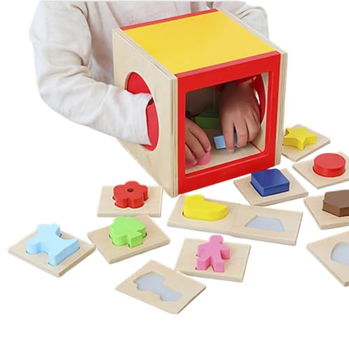 Formen Sortierspielzeug, Sinnliches Holz Sortierbox Für Formen, Lernspielzeug Puzzle Für Kleinkinder Mädchen Formen Sortierspielzeug, Sinnliches Holz Sortierbox Für Formen, Lernspielzeug Puzzle Für Kleinkinder Mädchen von Generisch