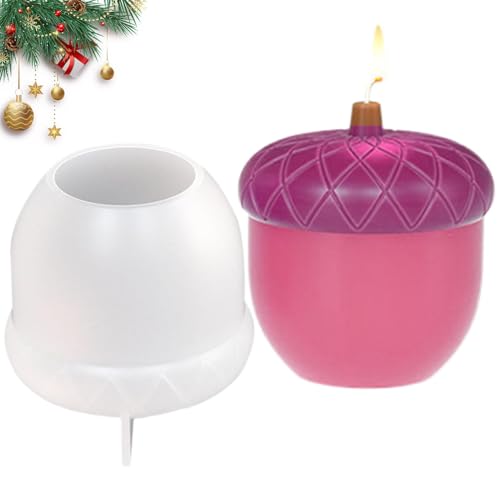 Formen zur Kerzenherstellung, wiederverwendbare Silikonform, Harzformen für Kerzen, Weihnachtskerzenform, leicht zu lösen, Kerzenform-Set, Urlaubskerzenformen, Silikonharzform, Formen für von Generisch