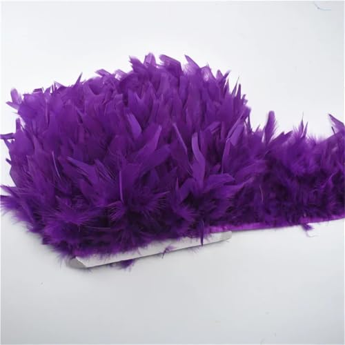 Fransenband mit Truthahnfedern, Quaste, Federband, Nähen, Kostüm, Kleid, Hochzeit, 13. Violett-Rot, 10 m Fransenband mit Truthahnfedern, Quaste, Federband, Nähen, Kostüm, Kleid, Hochzeit, 13. Violett-Rot, 10 m von Generisch