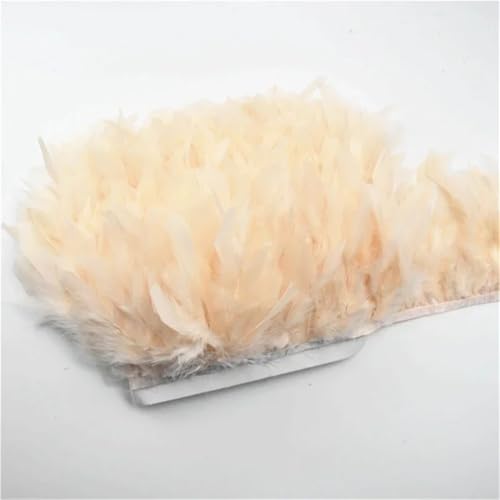 Fransenband mit Truthahnfedern, Quaste, Federband, Nähen, Kostüm, Kleid, Hochzeit, 23. Champagner, 5 m Fransenband mit Truthahnfedern, Quaste, Federband, Nähen, Kostüm, Kleid, Hochzeit, 23. Champagner, 5 m von Generisch