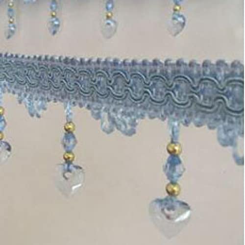 Fransenborte – Perlenquastenband für Vorhänge und Heimdekoration, ideal zum Nähen, Basteln, Zubehör und DIY-Projekte, 12 Meter Fransenborte – Perlenquastenband für Vorhänge und Heimdekoration, ideal zum Nähen, Basteln, Zubehör und DIY-Projekte, 12 Meter von Generisch
