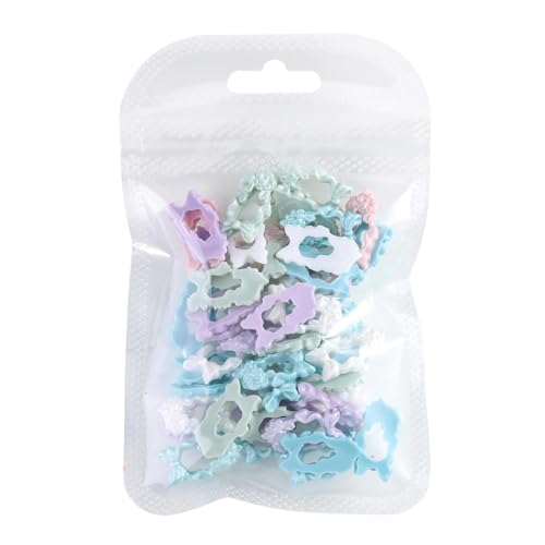 Französische geprägte Girlande-Nagel-Charms, elegante Blumen-Bogen-Designs Nagel-Dekoration, Maniküre-Zubehör für Frauen von Generisch