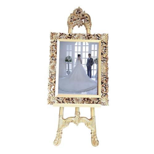 Freistehende Staffelei für Kunst, Handwerk und Hochzeitsschilder, große Kunststoff-Staffelei für Willkommensschilder und dekorative Displays Freistehende Staffelei für Kunst, Handwerk und Hochzeitsschilder, große Kunststoff-Staffelei für Willkommensschilder und dekorative Displays von Generisch
