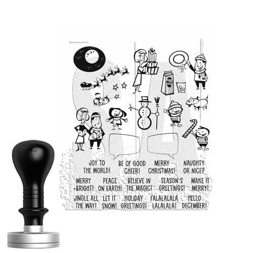 Frohe Weihnachten Segensworte Stempel, Weihnachtsstempel für die Kartengestaltung,Weihnachtsgrußwort-Stempel aus Silikon | Scrapbooking-Stempel für Kartengestaltung, Dekoration und Scrapbooking Frohe Weihnachten Segensworte Stempel, Weihnachtsstempel für die Kartengestaltung,Weihnachtsgrußwort-Stempel aus Silikon | Scrapbooking-Stempel für Kartengestaltung, Dekoration und Scrapbooking von Generisch