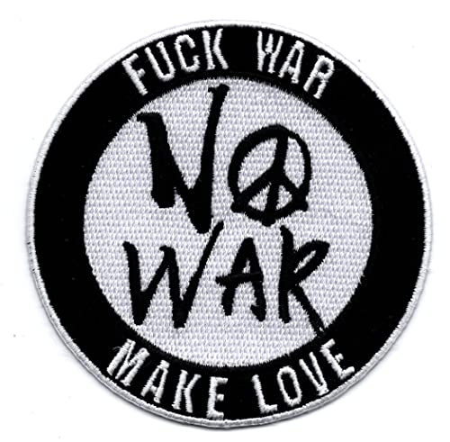 Fuck War - Abzeichen Patch Aufnäher Bügelbild Stickbild von Generisch