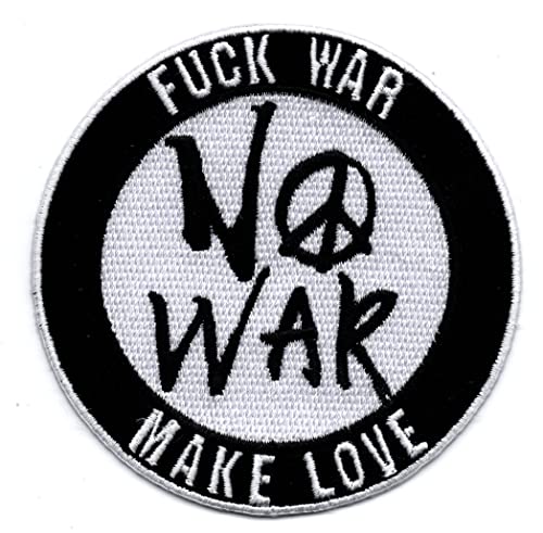 Fuck War - Abzeichen Patch Aufnäher Bügelbild Stickbild von Generisch