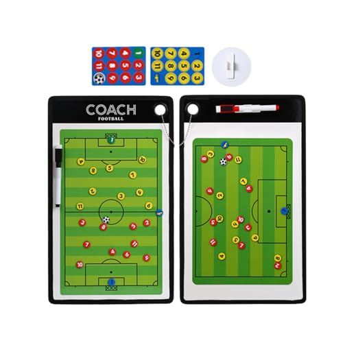 Fußball-Klemmbrett für Trainer, Coaching-Klemmbrett, Whiteboard-Anzeigetafel für Baseball, Softball, Basketball, Volleyball, Feldsport, Turnier von Generisch