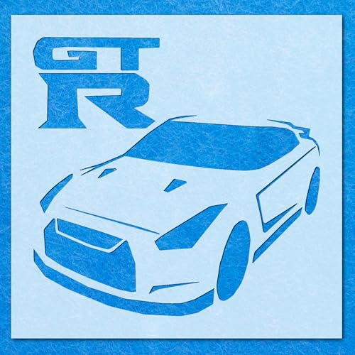 GTR Speed Racing Car Mylar-Malerei, Wandkunst, Basteln, Airbrush-Schablone GTR Speed Racing Car Mylar-Malerei, Wandkunst, Basteln, Airbrush-Schablone von Generisch