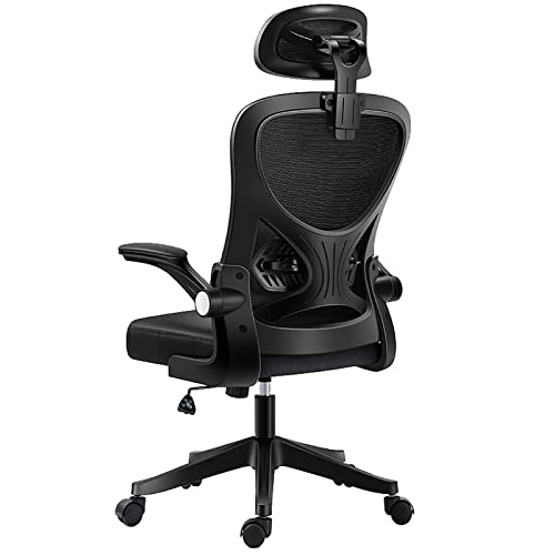 Gaming-Stuhl mit verstellbaren Armlehnen und Kopfstütze, hohe Rückenlehne für langes Spielen oder Arbeiten, Rollstuhl, Netzstoff, Heimbürostuhl Gaming-Stuhl mit verstellbaren Armlehnen und Kopfstütze, hohe Rückenlehne für langes Spielen oder Arbeiten, Rollstuhl, Netzstoff, Heimbürostuhl von Generisch