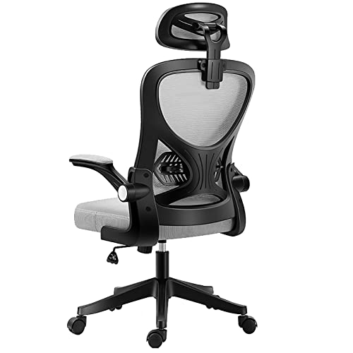 Gaming-Stuhl mit verstellbaren Armlehnen und Kopfstütze, hohe Rückenlehne für langes Spielen oder Arbeiten, Rollstuhl, Netzstoff, Heimbürostuhl Gaming-Stuhl mit verstellbaren Armlehnen und Kopfstütze, hohe Rückenlehne für langes Spielen oder Arbeiten, Rollstuhl, Netzstoff, Heimbürostuhl von Generisch