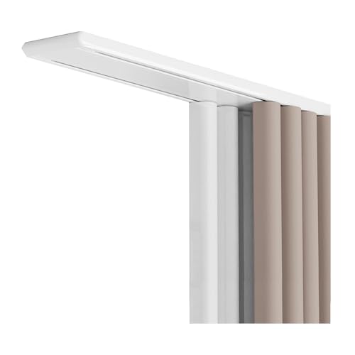 Gardinenstange 2-läufig Vorhangschienen deckenmontage Gardinenleiste für Raumteiler/Duschvorhang/Schlafzimmer/Balkone Gardinenstange 2-läufig Vorhangschienen deckenmontage Gardinenleiste für Raumteiler/Duschvorhang/Schlafzimmer/Balkone von Generisch