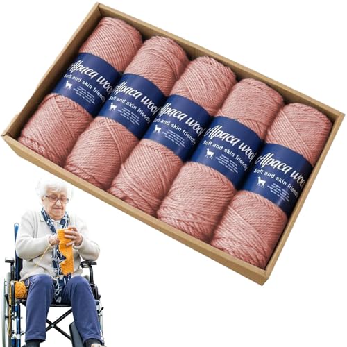 Garn Wolle Set, Häkeln Strickgarn, Fingering Gewicht Garn, Weiches Schalgarn Alpakawolle Häkelgarn | Fingering Sockengewicht Garn, Bequemes Dünnes Garn für Familie, Freunde Garn Wolle Set, Häkeln Strickgarn, Fingering Gewicht Garn, Weiches Schalgarn Alpakawolle Häkelgarn | Fingering Sockengewicht Garn, Bequemes Dünnes Garn für Familie, Freunde von Generisch