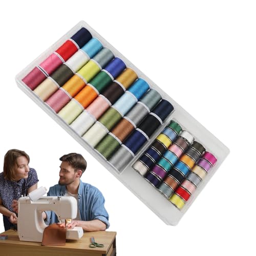 Garn für Nähmaschinen, 32 Oberlast, 28 untere Last, Nähmaschinengarn, Quiltgarn, Handstricken, Stickzubehör für Mutter, Großmutter, Freunde Garn für Nähmaschinen, 32 Oberlast, 28 untere Last, Nähmaschinengarn, Quiltgarn, Handstricken, Stickzubehör für Mutter, Großmutter, Freunde von Generisch