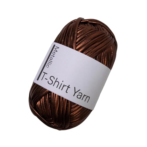 Garn zum Stricken,T-Shirt-Garn | Glanzgarn für T-Shirt,Stilvolles Glanzgarn, T-Shirt-Kleidungsgarn, Häkel-, Strick-, Pullover-, Schal-, Taschengarn-Zubehör Garn zum Stricken,T-Shirt-Garn | Glanzgarn für T-Shirt,Stilvolles Glanzgarn, T-Shirt-Kleidungsgarn, Häkel-, Strick-, Pullover-, Schal-, Taschengarn-Zubehör von Generisch