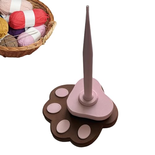 Garnwinde - Fadenwickler Mit Kugelform Im Katzenpfoten-Design | Tragbarer Garnhalter Für Anfänger von Generisch