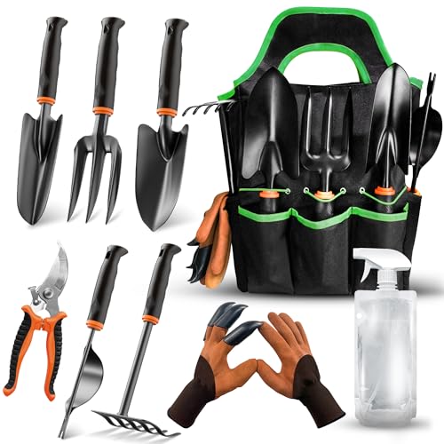 Garten-Handwerkzeuge-Set, 10 Stück, robuste Gartengeräte für den Außenbereich, langlebige Gartengeräte für effektive Pflanzenpflege, tolle Geschenke für Gärtner Garten-Handwerkzeuge-Set, 10 Stück, robuste Gartengeräte für den Außenbereich, langlebige Gartengeräte für effektive Pflanzenpflege, tolle Geschenke für Gärtner von Generisch