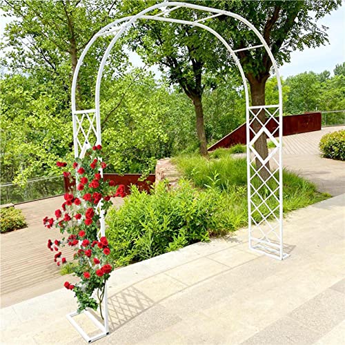 Gartenbogen Rankgitter für Kletterpflanzen und Rosen, stabile Metallstruktur für Hochzeiten im Freien und Gartendekoration Gartenbogen Rankgitter für Kletterpflanzen und Rosen, stabile Metallstruktur für Hochzeiten im Freien und Gartendekoration von Generisch