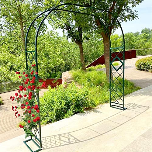Gartenbogen Rankgitter für Kletterpflanzen und Rosen, stabile Metallstruktur für Hochzeiten im Freien und Gartendekoration Gartenbogen Rankgitter für Kletterpflanzen und Rosen, stabile Metallstruktur für Hochzeiten im Freien und Gartendekoration von Generisch