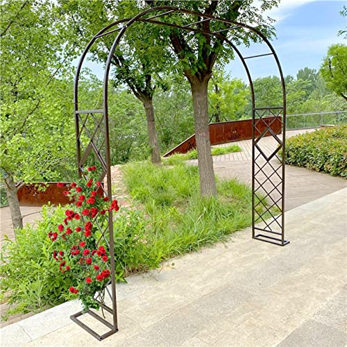 Gartenbogen Rankgitter für Kletterpflanzen und Rosen, stabile Metallstruktur für Hochzeiten im Freien und Gartendekoration Gartenbogen Rankgitter für Kletterpflanzen und Rosen, stabile Metallstruktur für Hochzeiten im Freien und Gartendekoration von Generisch