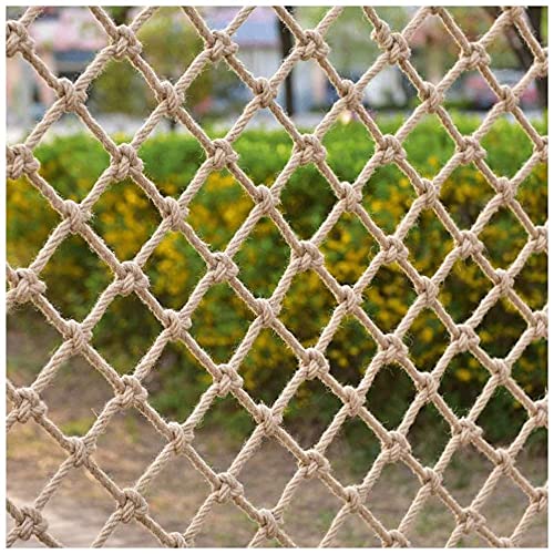 Gartenpflanzen-Stütznetz – Juteseil für Vögel und Haustiere – Kletter-Sicherheitsnetz – mehrere (5 m x 10 m) von Generisch