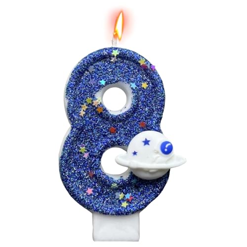 Geburtstagskerzen – Glitzernde Kerze mit -Thema, niedliche Kuchen-dekorative Kerzen, Partyzubehör für Kinder und Erwachsene Geburtstagskerzen – Glitzernde Kerze mit -Thema, niedliche Kuchen-dekorative Kerzen, Partyzubehör für Kinder und Erwachsene von Generisch