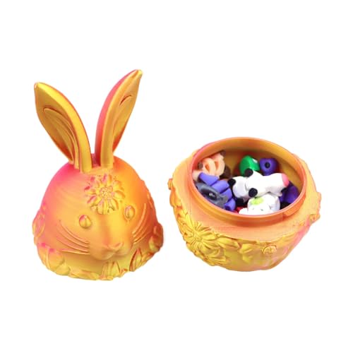 Gedruckte Ostereier, dekorative Ostereier - Bunny Eggs Dekorative Ornamente,Animal Fidget Toy, leeres Osterspielzeug, Osterhome Schreibtischdekor für Korbdose Füllstoffe Gedruckte Ostereier, dekorative Ostereier - Bunny Eggs Dekorative Ornamente,Animal Fidget Toy, leeres Osterspielzeug, Osterhome Schreibtischdekor für Korbdose Füllstoffe von Generisch