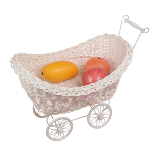 Geflochtener Korb für Kinder für Babypartys, rustikale Tischdekoration für Babypartys in Kinderwagenform, Behälter für Blumen, Fotografie, Hochzeit, Ostern, Feiertage Geflochtener Korb für Kinder für Babypartys, rustikale Tischdekoration für Babypartys in Kinderwagenform, Behälter für Blumen, Fotografie, Hochzeit, Ostern, Feiertage von Generisch