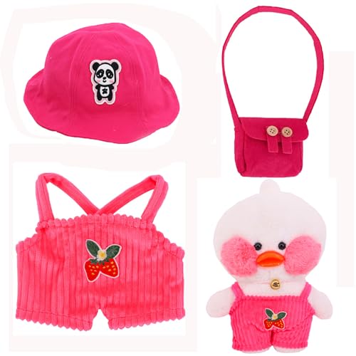 Gefüllte Ente mit Kleidung - Cartoon Plüsch Tierspielzeug, weiche Dress -up -Puppe | Nettes Accessoires Set mit Outfits, dekoratives Entengeschenk für Kinderzimmer, Plüschspiele, Geburtstag und Sammle Gefüllte Ente mit Kleidung - Cartoon Plüsch Tierspielzeug, weiche Dress -up -Puppe | Nettes Accessoires Set mit Outfits, dekoratives Entengeschenk für Kinderzimmer, Plüschspiele, Geburtstag und Sammle von Generisch