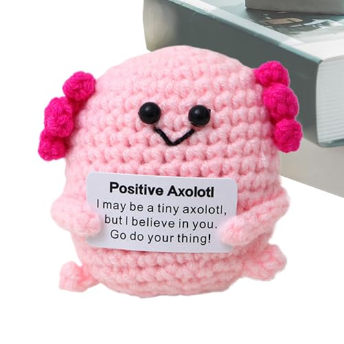 Gefüllte Häkel-Gamolo - Lustige Plüschpuppe, gestrickte Kreatur | Animal Phlust Phlust Elevars Girl Room Display, Boys Cuddly Pal, für Spielzeug Geschenk Dekorativ von Generisch