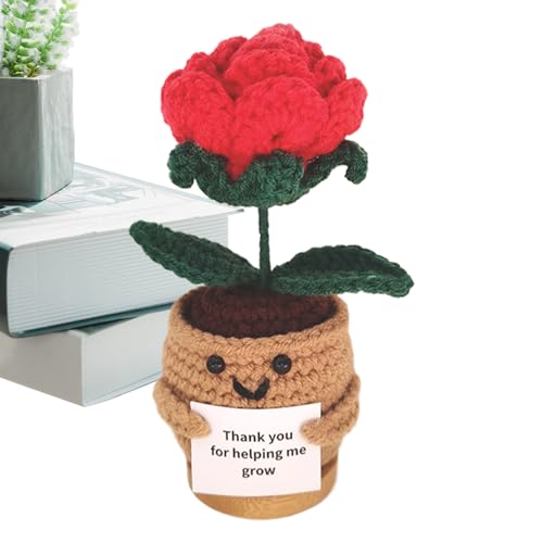 Gehäkelte Blumen, Pocket Hug Sonnenblumen, Handgefertigte Positive Häkelblumen, Gehäkelte Topfpflanze, Mutmacher Geschenk Mit Karte, Dankeschön Geschenke, 15,5x6x6cm, Gehäkelte Blumen, Pocket Hug Sonnenblumen, Handgefertigte Positive Häkelblumen, Gehäkelte Topfpflanze, Mutmacher Geschenk Mit Karte, Dankeschön Geschenke, 15,5x6x6cm, von Generisch