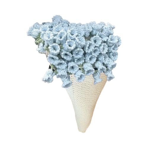 Gehäkelte Blumen Decken für Sofa Rose Bouquet Kuscheldecke Kinderdecke Häkelblumen Künstliche Outdoor Tischdecke Rund Geburtstagsgeschenke Bridesmaid Gift Häkelfans 80x80 von Generisch