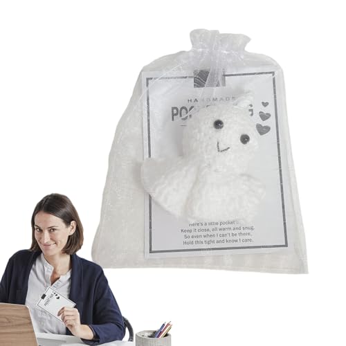 Gehäkelter Pandabär, Gehäkelter Panda-Plüsch, Tiere Spielzeugpuppe, Entzückender handgemachter gehäkelter Pandabär mit Grußkarte und Organzabeutel für Thanksgiving, Kindertag, Babyparty, Weihnachten, Gehäkelter Pandabär, Gehäkelter Panda-Plüsch, Tiere Spielzeugpuppe, Entzückender handgemachter gehäkelter Pandabär mit Grußkarte und Organzabeutel für Thanksgiving, Kindertag, Babyparty, Weihnachten, von Generisch