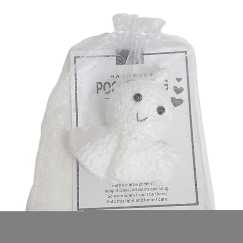 Gehäkeltes Panda-Kuscheltier,Panda-Häkeltier - Kuscheltiere Plüsch Panda,Entzückender handgemachter gehäkelter Pandabär mit Grußkarte und Organzabeutel für Thanksgiving, Kindertag, Babyparty, Weihnach Gehäkeltes Panda-Kuscheltier,Panda-Häkeltier - Kuscheltiere Plüsch Panda,Entzückender handgemachter gehäkelter Pandabär mit Grußkarte und Organzabeutel für Thanksgiving, Kindertag, Babyparty, Weihnach von Generisch