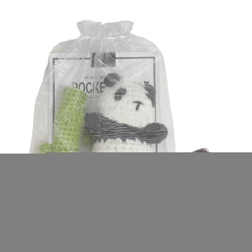 Gehäkeltes Panda-Plüschtier, Gehäkeltes Panda-Stofftier, Panda-Tierspielzeug, Handgefertigtes entzückendes Panda-Häkeltier mit Grußkarte und Organzabeutel für Weihnachten, Geburtstag, Erntedankfest, K Gehäkeltes Panda-Plüschtier, Gehäkeltes Panda-Stofftier, Panda-Tierspielzeug, Handgefertigtes entzückendes Panda-Häkeltier mit Grußkarte und Organzabeutel für Weihnachten, Geburtstag, Erntedankfest, K von Generisch