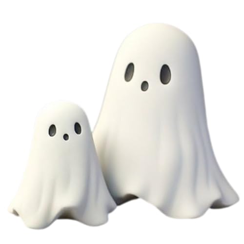Geisterstatue – Halloween-Geisterfigur | gruselige Geisterfigur aus Kunstharz | lustige Haalloween-Dekoration geeignet für Zuhause, Partytisch, Schreibtisch und saisonale festliche Atmosphäre von Generisch