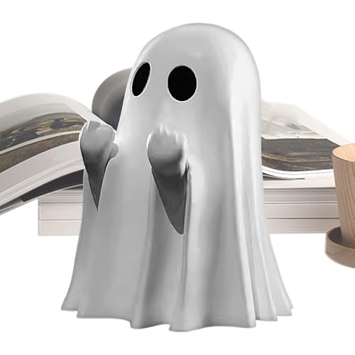 Geistfigur,Süße Geist Statue | Gruselig Niedliche Deko Halloween Zuhause Party Tischdekoration Festliche Atmosphäre für Tischdekoration Geistfigur,Süße Geist Statue | Gruselig Niedliche Deko Halloween Zuhause Party Tischdekoration Festliche Atmosphäre für Tischdekoration von Generisch