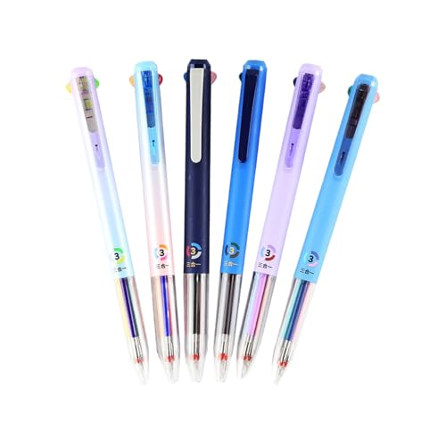 Gel Pens, 18 Ink Colors, 5.71 Inches 0.5mm Ballpoint Tips, Smooth Writing, 6-Pack Stationery Set for School, Home Workplace, Art Projects, Journaling, Drawing, Note-Taking von Generisch